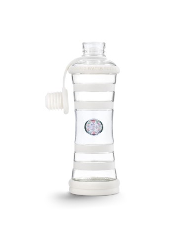 Gourde i9 revitalisante blanche pureté 650mL  - bouteille i9 - bouteille i9 blanche- bouteille informee i9