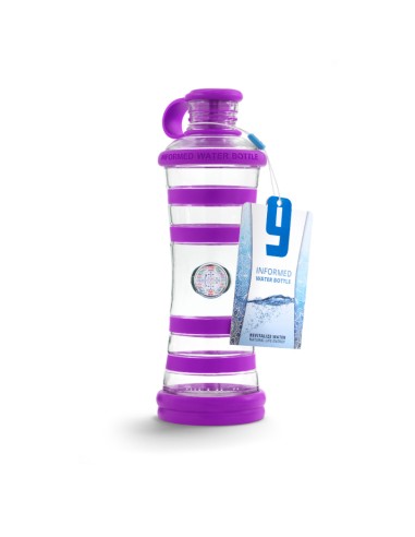 Gourde i9 revitalisante violette sagessse 650mL  - bouteille i9 - bouteille i9 violette - bouteille informee i9