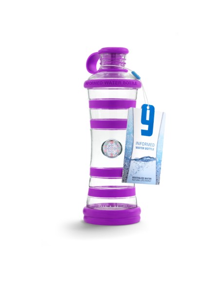 Gourde i9 revitalisante violette sagessse 650mL  - bouteille i9 - bouteille i9 violette - bouteille informee i9