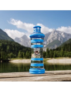 Gourde i9 revitalisante bleu relaxation 650mL  - bouteille i9 - bouteille i9 bleu - bouteille informee i9 2