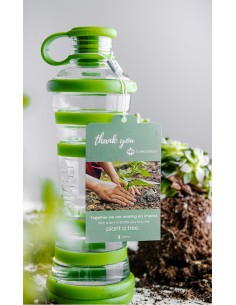 Gourde i9 revitalisante vert harmonie relaxation 650mL  - bouteille i9 - bouteille i9 vert - bouteille informee i9 2