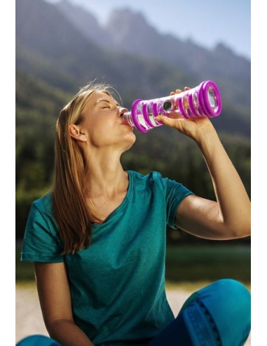 Gourde i9 revitalisante violette sagessse 650mL  - bouteille i9 - bouteille i9 violette - bouteille informee i9