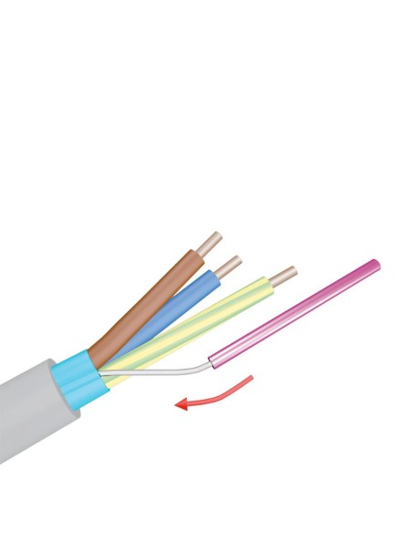 Manchon d'isolation des drains pour câbles et fils blindés Générique - 2