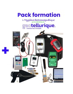 Pack de mesures professionnel des ondes "ProV4" geotellurique.fr, formation diagnostic et hygiène électromagnétique offerte Geot