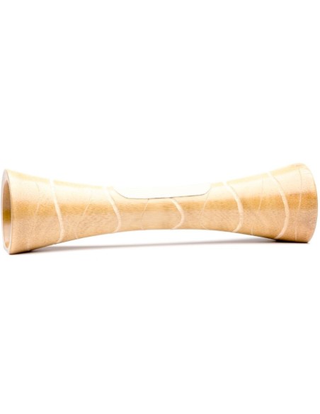 Mangobeat naturel zèbre 35 cm – Enceinte en bois et sans ondes Générique - 1