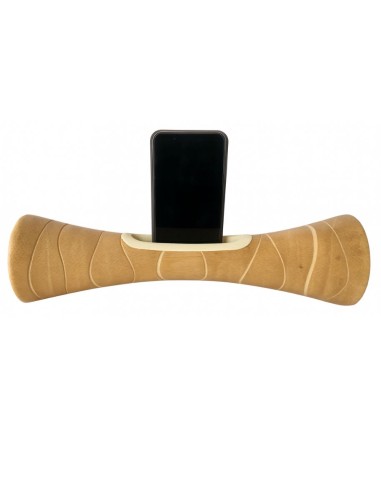 Mangobeat naturel zèbre 35 cm – Enceinte en bois et sans ondes Générique - 3