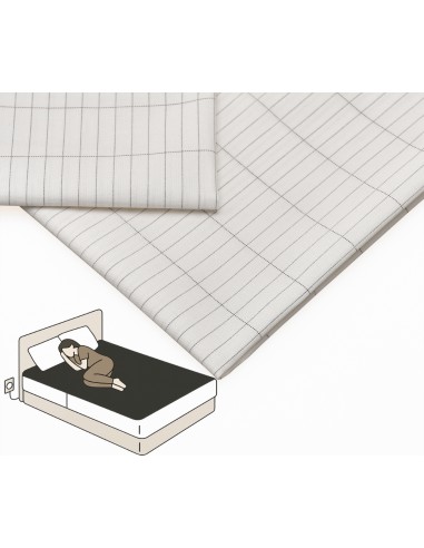 Drap housse de mise à la terre Geotellurique - 160x200cm (2 places)