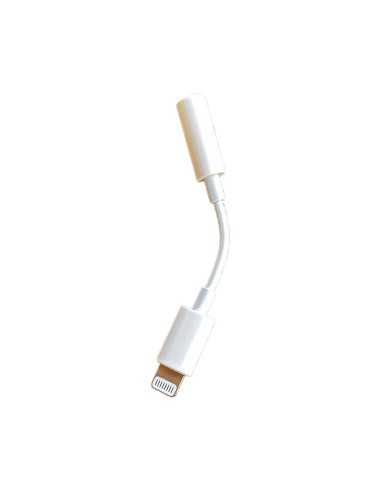 Adaptateur Lightning vers mini-jack 3,5 mm compatible Apple pour écouteur à tube à air  - 4