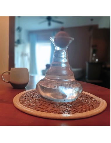 fleur de vie or, carafe fleur de vie, carafe dynamisante fleur de vie, carafe tc