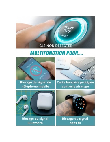 Boite faraday anti-ondes pour clé de voiture, smartphones et autres objets connectés Geotellurique.fr - 4