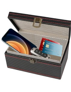 Boite faraday pour clés de voiture, smartphones, objets connectés - 19×12×9 cm Geotellurique.fr - 1 2