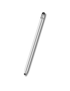 Stylet tactile passif blanc - sans ondes - embout caoutchouc - 1