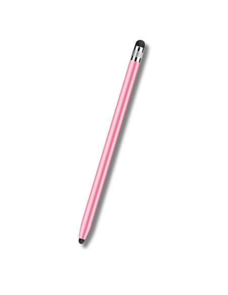 Stylet tactile passif rose - sans ondes - embout caoutchouc - 1