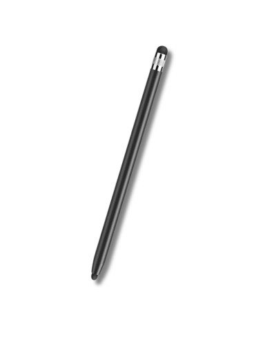 Stylet tactile passif noir - sans ondes - embout caoutchouc - 1