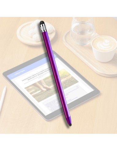 Stylet tactile passif coloré - sans ondes - embout caoutchouc Générique - 7