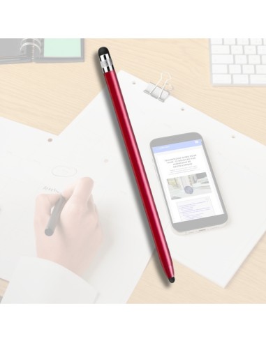 Stylet tactile passif coloré - sans ondes - embout caoutchouc Générique - 9