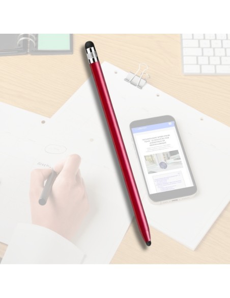 Stylet tactile passif coloré - sans ondes - embout caoutchouc Générique - 9