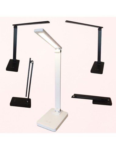 Lampe de bureau LED sans ondes rechargeable (4500 mAh) USB