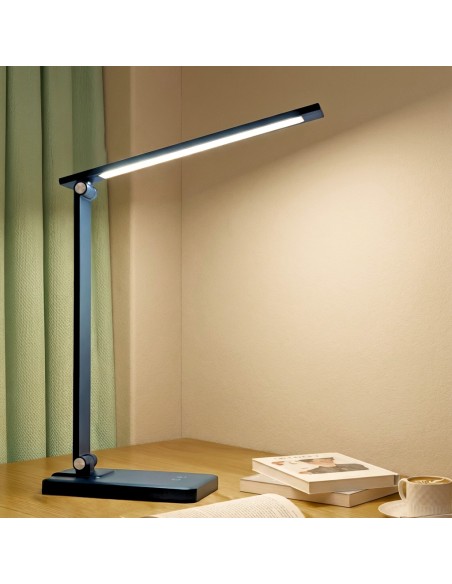 Lampe de bureau LED sans ondes rechargeable (4500 mAh) USB