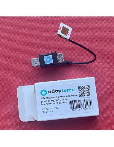 Adaptateur de mise à la terre pour chargeur USB-A (adap'terre® V2)  - 12