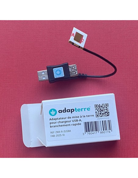 Adaptateur de mise à la terre pour chargeur USB-A (adap'terre® V2)  - 12