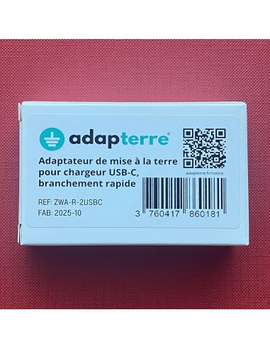 Adaptateur de mise à la terre pour chargeur USB-C (adap'terre® V2)  - 6