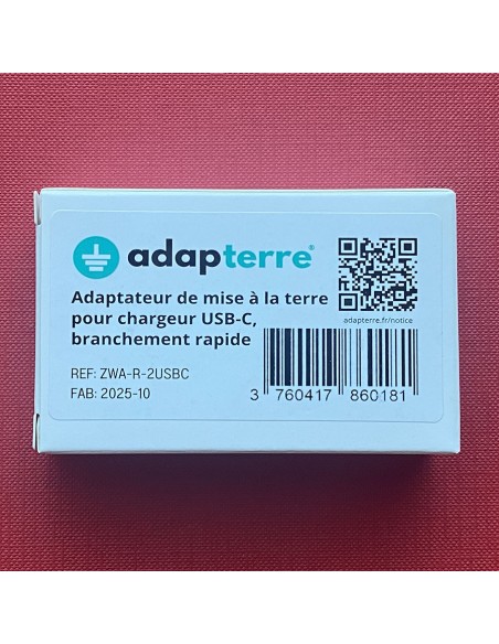Adaptateur de mise à la terre pour chargeur USB-C (adap'terre® V2)  - 6