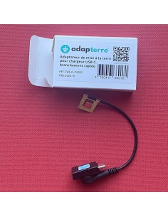 Adaptateur de mise à la terre pour chargeur USB-C (adap'terre® V2)  - 1
