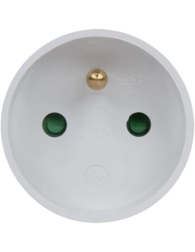 Adaptateur de prise Allemagne Schuko (Type F) vers France (Type E) Générique - 2
