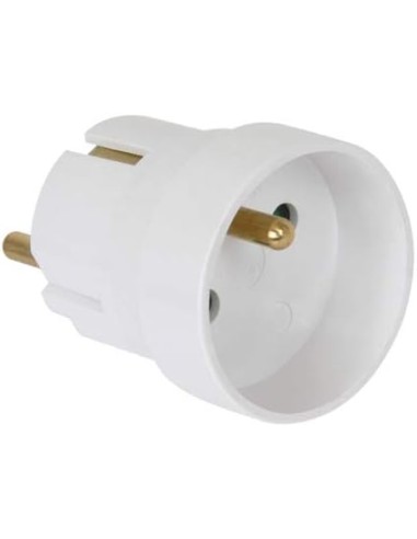 Adaptateur de prise Allemagne Schuko (Type F) vers France (Type E) Générique - 1