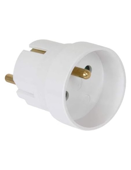Adaptateur de prise Allemagne Schuko (Type F) vers France (Type E) Générique - 1