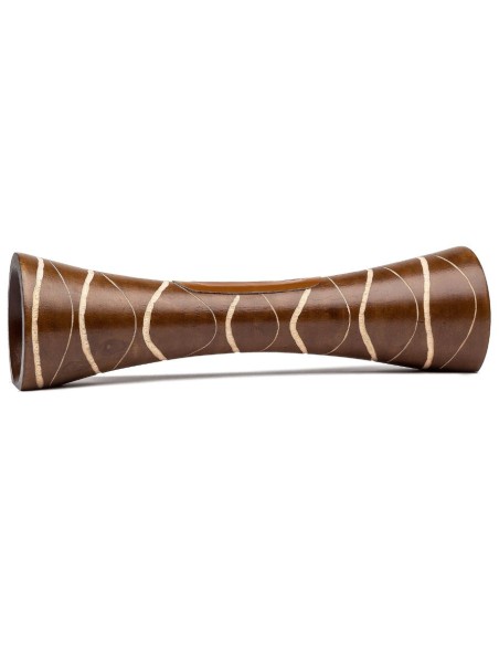 Enceinte en bois et sans ondes - Mangobeat® marron zèbre 35 cm Générique - 1