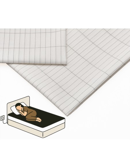 Drap housse de Earthing - 90x190cm (1 place)