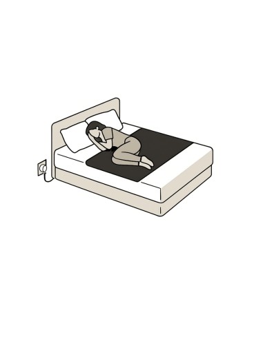 Demi-drap de Earthing - 90x270 cm