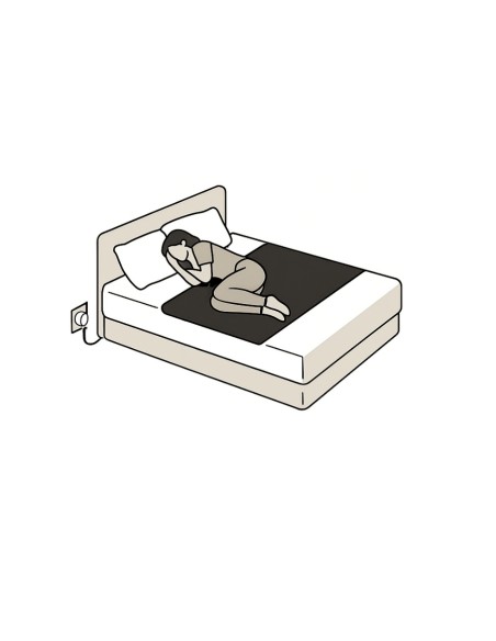 Demi-drap de Earthing - 90x270 cm