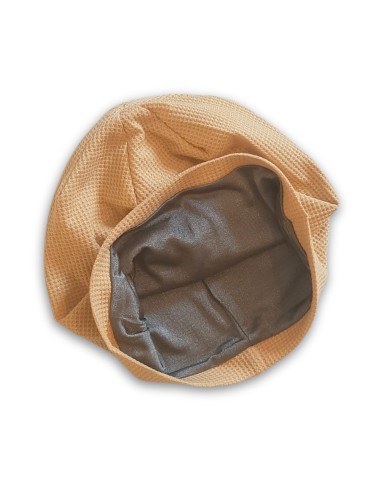Bonnet anti-ondes style nid d'abeille - jaune  - 5