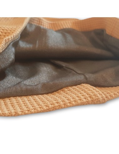 Bonnet anti-ondes style nid d'abeille - jaune  - 6