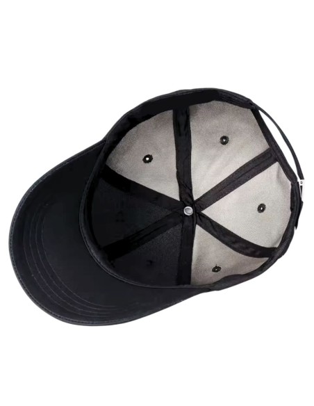 Casquette anti-ondes noire avec un réglage par clip inox Geotellurique.fr - 8