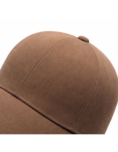 Casquette anti-ondes marron velours avec un réglage par boucle inox Geotellurique.fr - 2