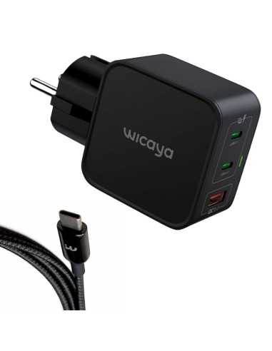 Chargeur avec mise à la terre Wicaya de 65W - USB-C / USB-A Générique - 1