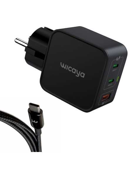 Chargeur avec mise à la terre Wicaya de 65W - USB-C / USB-A Générique - 1