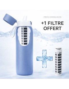 Gourde filtrante nomade inox URBAN SOURCE- 740mL