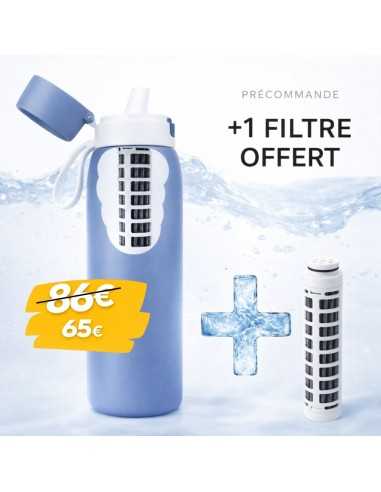 Gourde filtrante nomade inox URBAN SOURCE- 740mL