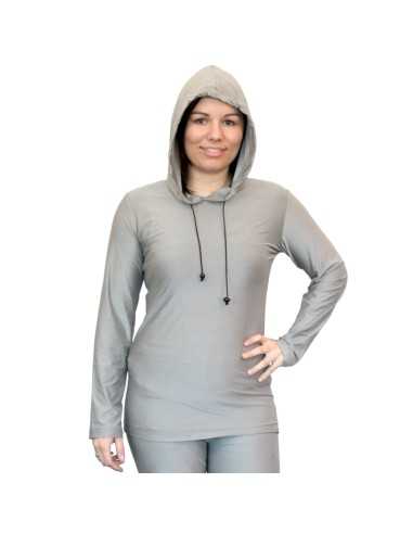 Sweat Shirt à capuche anti ondes en tissu Silver-Elastic Yshield YSHIELD - 2