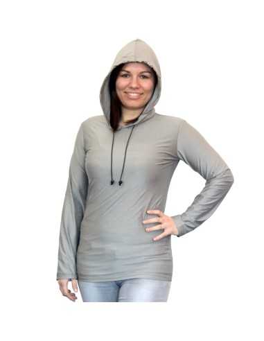 Sweat Shirt à capuche anti ondes en tissu Silver-Elastic Yshield YSHIELD - 1