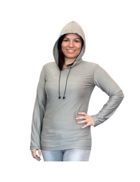 Sweat Shirt à capuche anti ondes en tissu Silver-Elastic Yshield YSHIELD - 1