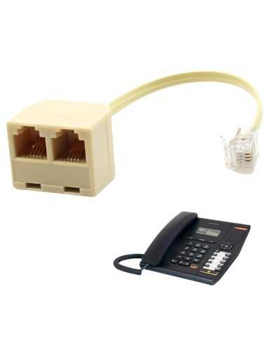 Adaptateur doubleur de prises RJ11 Geotellurique.fr - 1