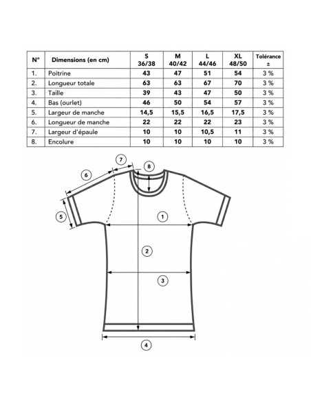 T-shirt anti-ondes femme en coton bio - Antiwave DANELL - 4