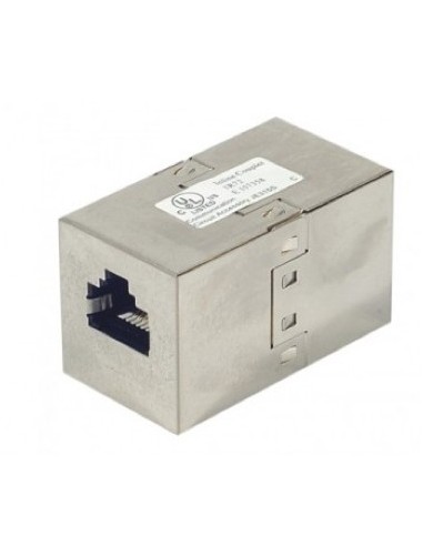 Coupleur RJ45 Cat. 5e blindé Femelle / Femelle - droit Coupleur RJ45 Cat. 5e blindé Femelle / Femelle - droit
