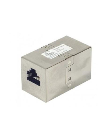 Coupleur RJ45 Cat. 5e blindé Femelle / Femelle - droit Coupleur RJ45 Cat. 5e blindé Femelle / Femelle - droit